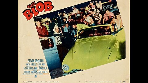 1958 Steve McQueen & a Town of Teenagers take on The BLOB