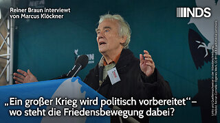 „Ein großer Krieg wird politisch vorbereitet“ – wo steht die Friedensbewegung dabei? | NDS-Podcast