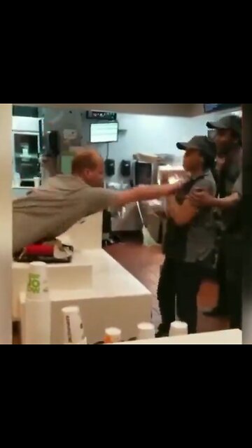Man grabs McDonald's worker, she beats him, then asks for a refund