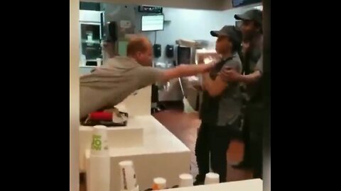 Man grabs McDonald's worker, she beats him, then asks for a refund