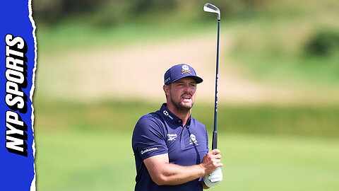 Bryson DeChambeau CATCHING HEAT for uncomfortable exchange with ball spotter