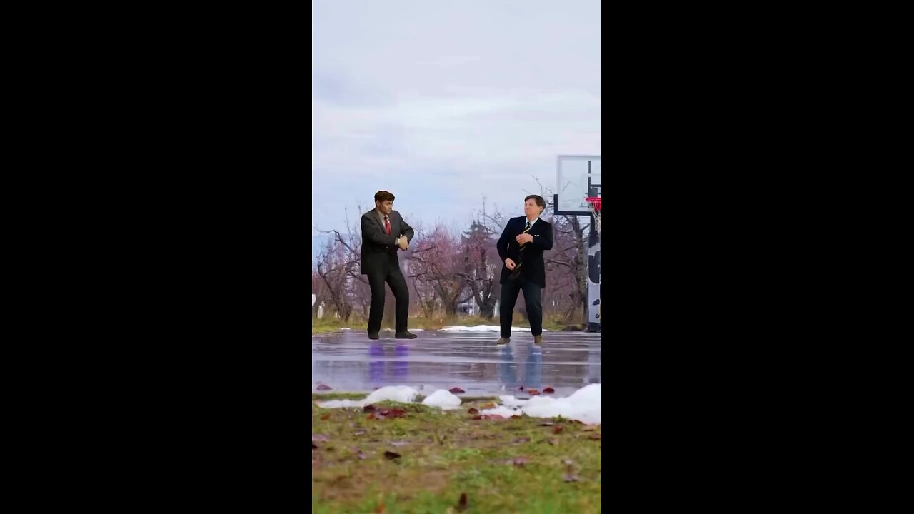 Nick Fuentes and Tucker Carlson comedy time