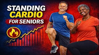 10-Minute Standing Cardio for Seniors (No Jump, Knee Friendly)