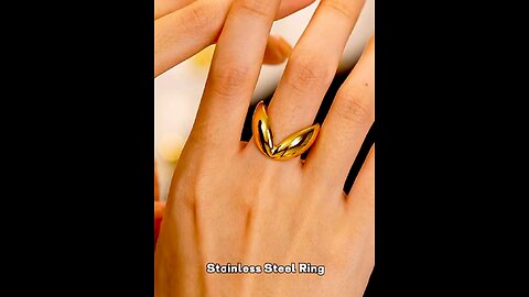 Gold plated ring