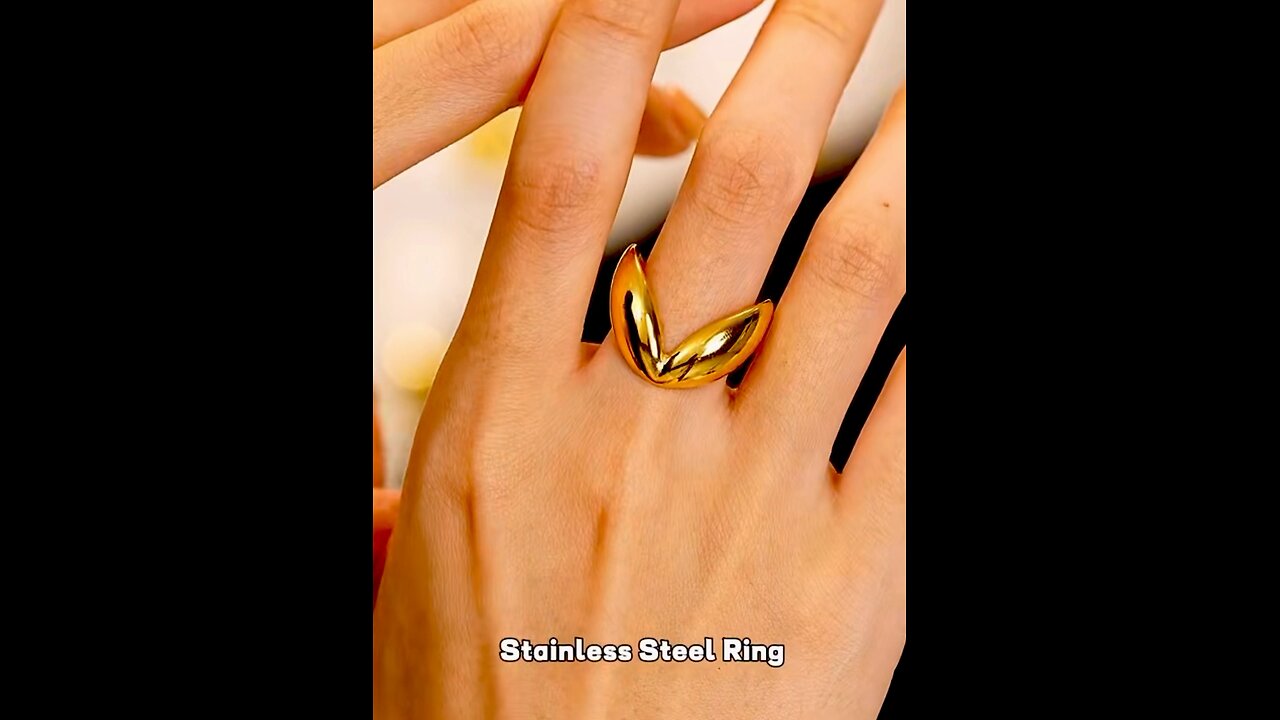 Gold plated ring