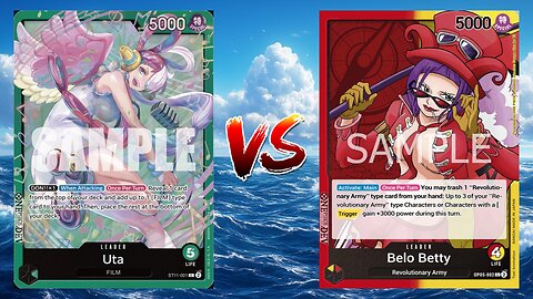 One Piece TCG Green Uta VS Belo Betty!!