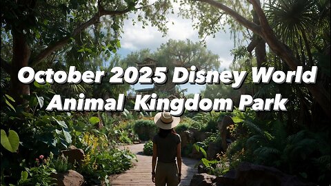 Disney World Animal Kingdom Park and More 2025 IRL Stream