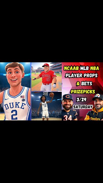 🏀 Saturday College Basketball Picks Today | Elite 8 PROPS | 🏀 NBA Props | ⚾️ MLB PROPS | For 3/29/25