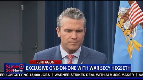 EXCLUSIVE ONE ON ONE WITH WAR SECY HEGSETH