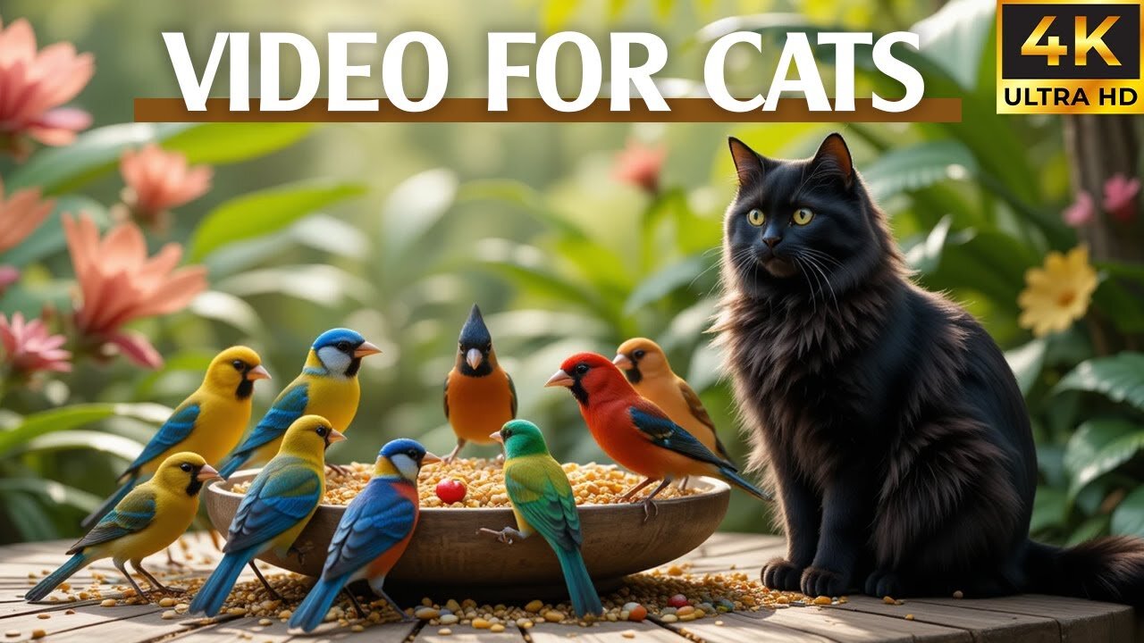Video For Cats - Birds & Squirrels for Your Cat to Watch and Enjoy - CatTV Central
