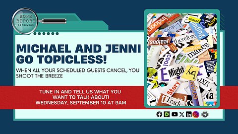 Michael and Jenni Go Topicless!