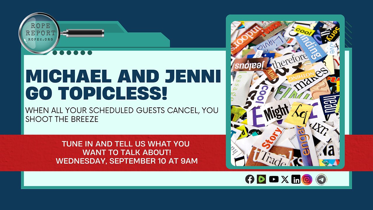 Michael and Jenni Go Topicless!