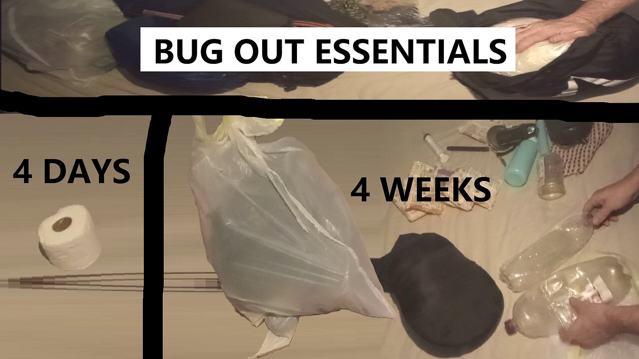 03, #prepper, #bugout, basics, 4 days on the run ,
