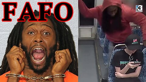 Black Scumbag FINDS OUT after KILLING White Woman on Light Rail! FAFO!