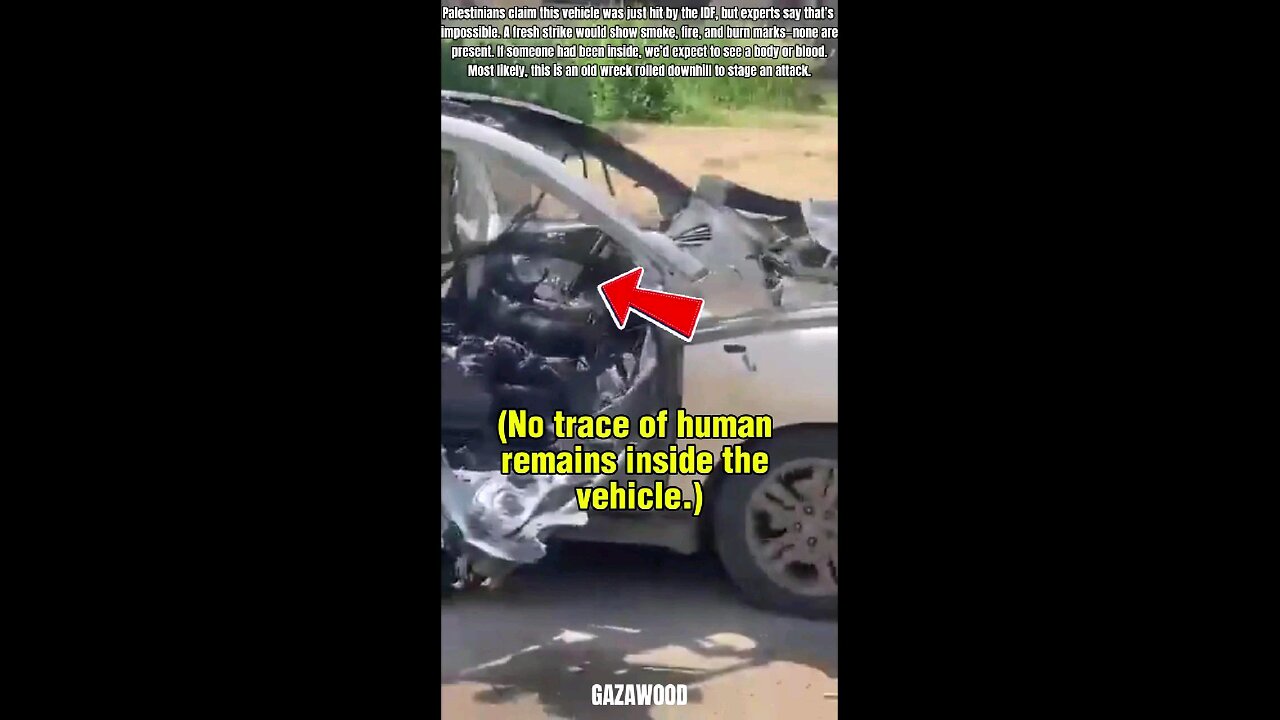 Palestinians claim IDF hit this vehicle and killed passengers. Let's examine...