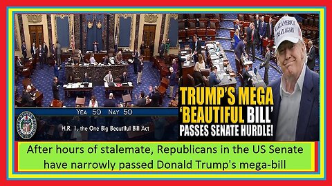 US Senate have narrowly passed Donald Trump's mega-bill