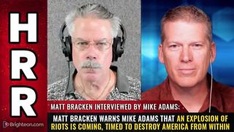 Matt Bracken warns Mike Adams that an EXPLOSION of riots is coming...