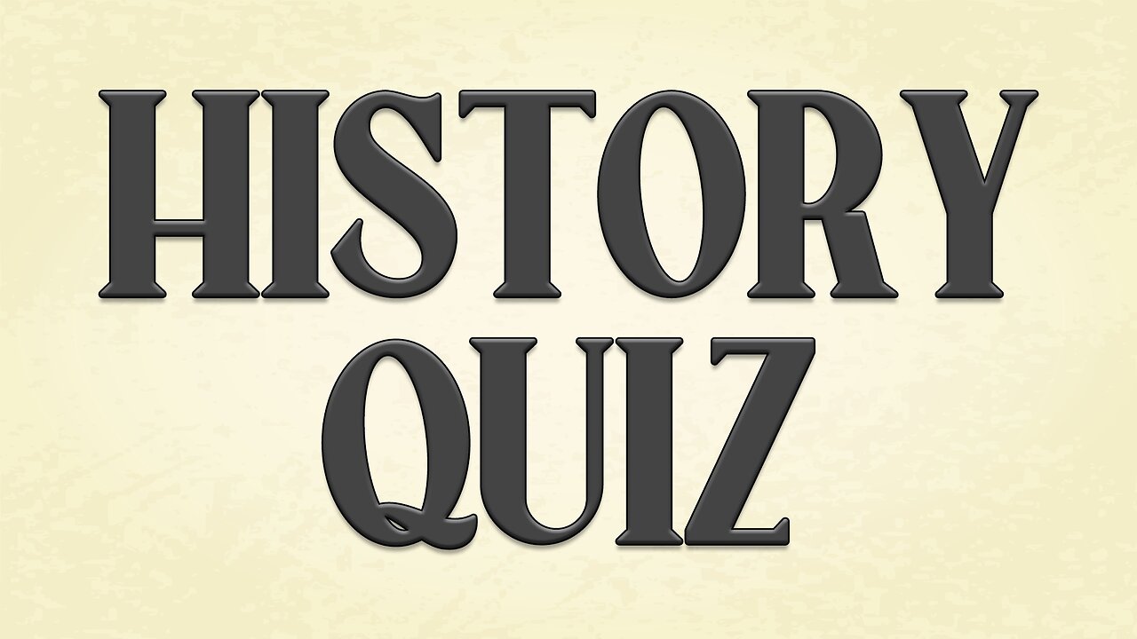 History Quiz