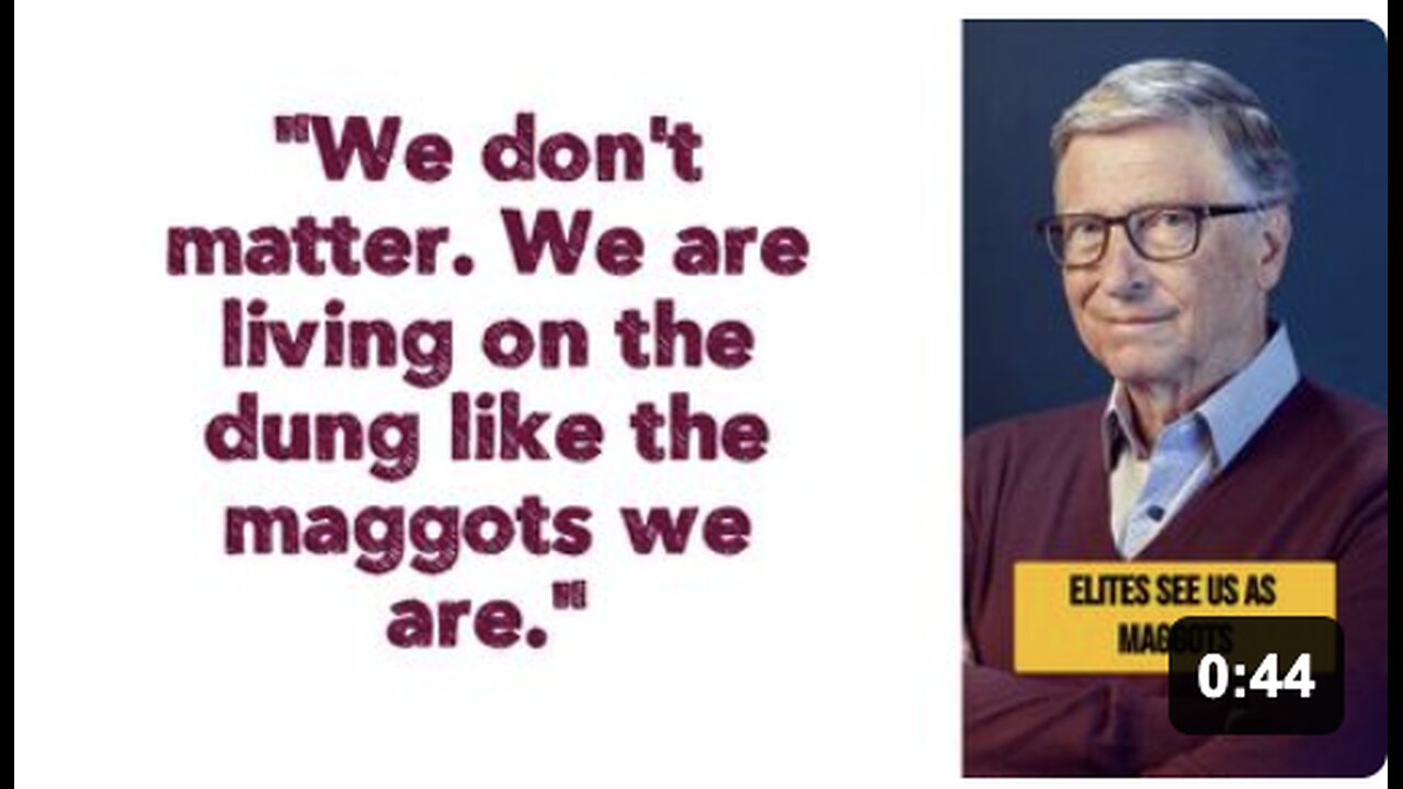 "We don't matter. We are living on the dung like the maggots we are."