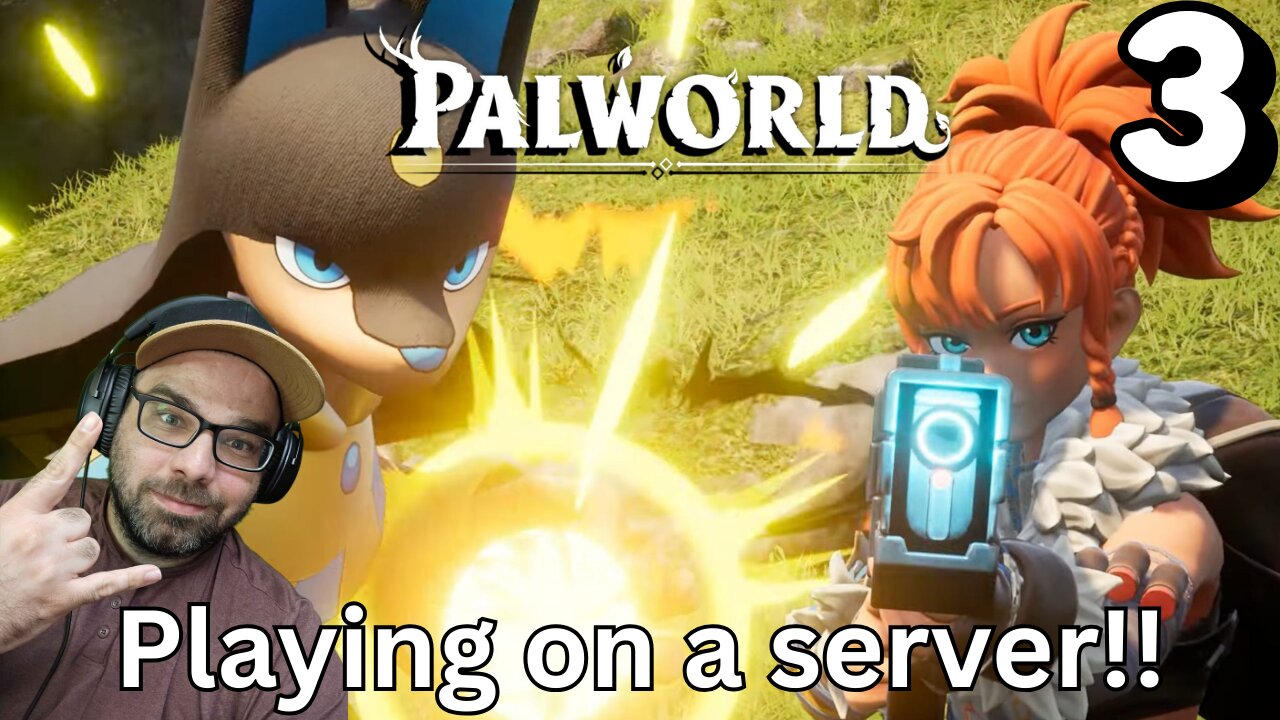 Playing Palworld on a server!! Stream 3