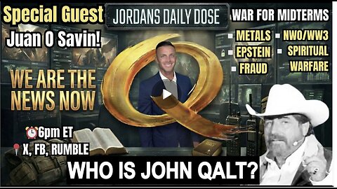 JORDAN CLARK W/ Juan O Savin! Battle for midterms! Metals/Banking collapse, Epstein, WW3, & more!