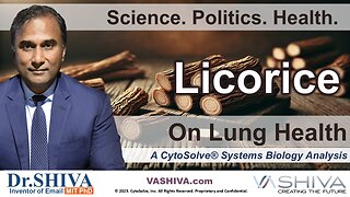Dr.SHIVA™ LIVE: Licorice on Lung Health @CytoSolve® Systems Analysis