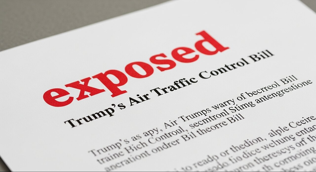 Sky Revolution: Trump’s Air Traffic Control Bill Set to Change Everything!