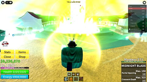 Playing Blox Fruits in Roblox - (No Commentary).