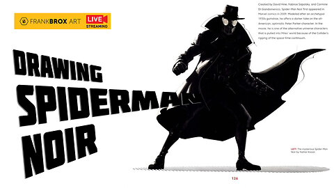 I'M Drawing SPIDERMAN NOIR Right Now!