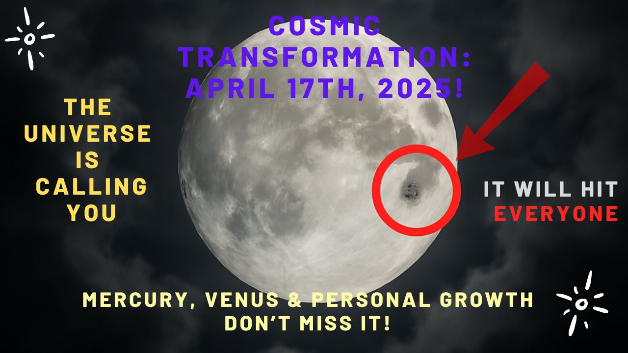 Cosmic Transformation: Mercury, Venus & the Power of April 17th, 2025 | Astrology & Personal Growth