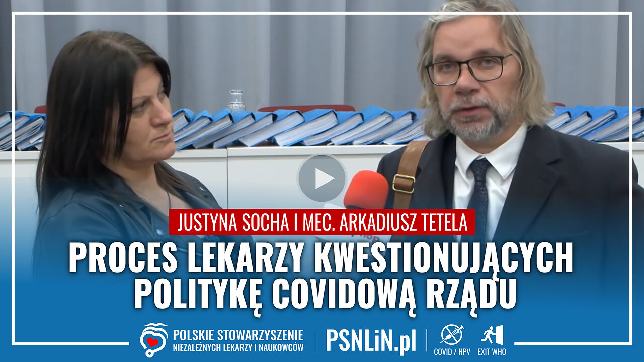 Proces lekarzy kwestionujących politykę covidową rządu - Poznań 23.05.2025 .
