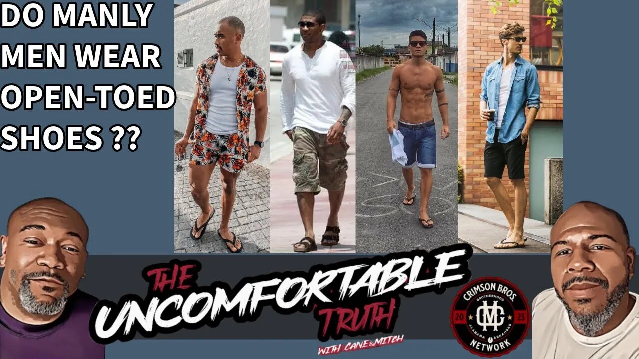 Do men wear open-toed shoes? 🩴🩴