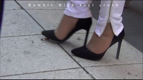 Candid crush cig crush mix high heels