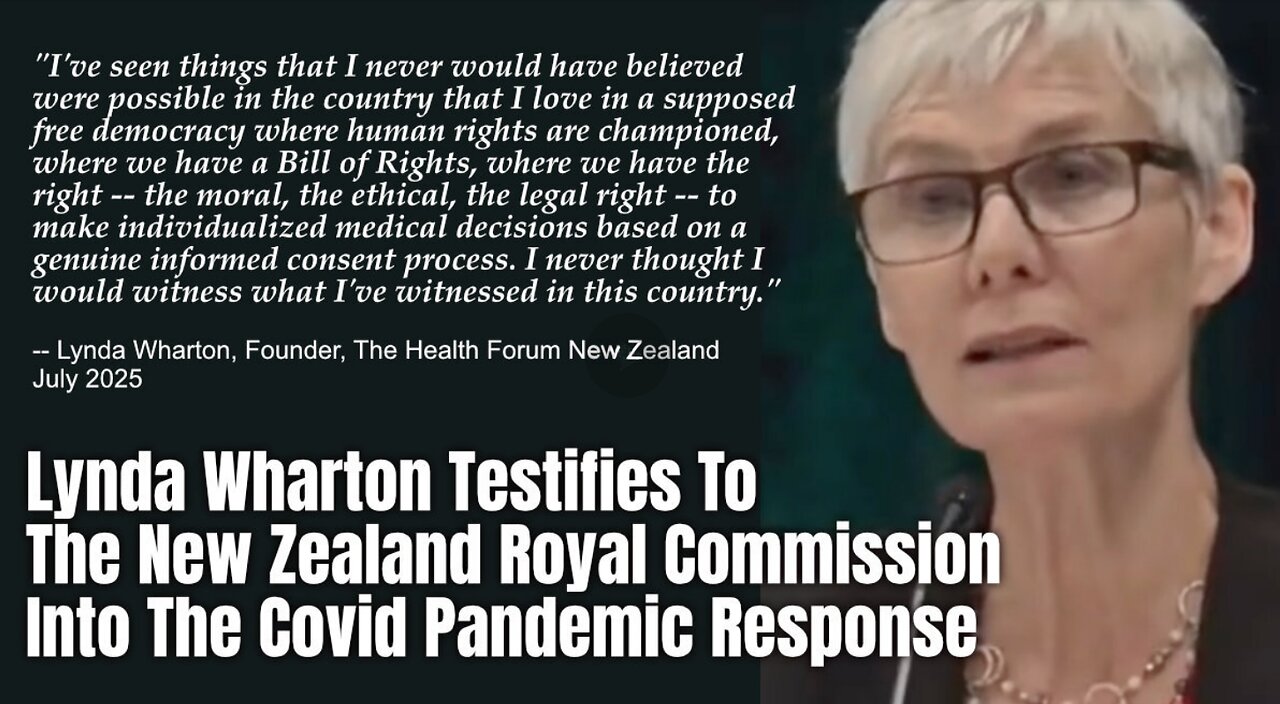The Covid Pandemic Response: Lynda Wharton Testifies To The New Zealand Royal Commission