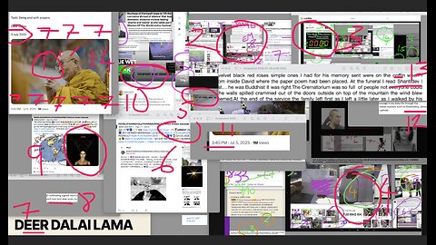 2 HUGE 1259 1 i and ii RE THe TRRRRACCING LE1YENE @ 1125/1145 VIDEO 416 DEER INDIAN POLISE&chINA LEGAL INFO - BENT SKUM LIAR SUK MY TONGUE DALAI LAMA A FRAUD.released 104209072025 fx u