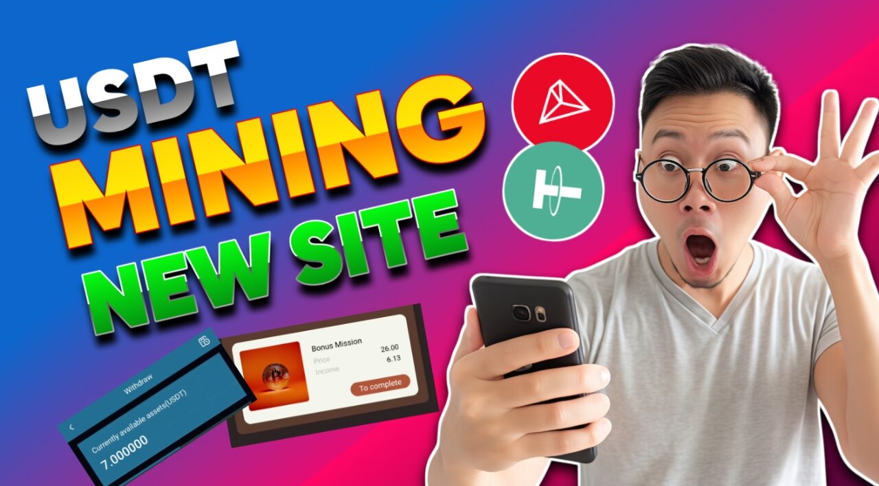Online USDT Earning site 2025 | TRX & USDT Mining Guide | Safe Crypto Passive Income for Beginners