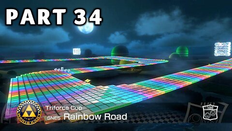 Mario Kart 8 Deluxe Grand Prix Mode - Part 34 - Triforce Cup 100cc | Switch | No Commentary