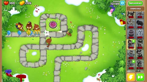 Bloons TD 6 Ape Field Hard Round 13