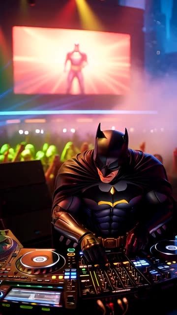Batman DJ's in NYC