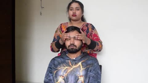 ASMR_Head_Massage_Using_Flaxseed_Gel___Good_Hair_Massage___Deep_Tissue