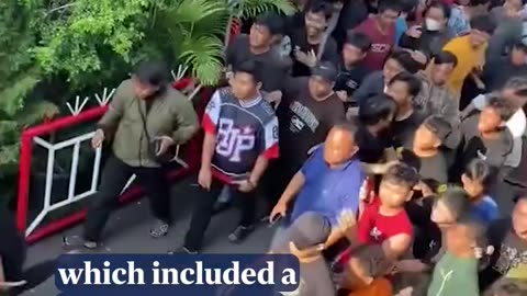 Protestors broke into an Indonesian lawmaker’s house