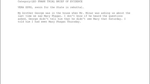 Vera Epps — Sworn In for the State — 188th Witness to Testify