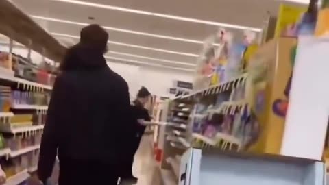 A father takes his two sons to the store where they shoplifted and forces them to return