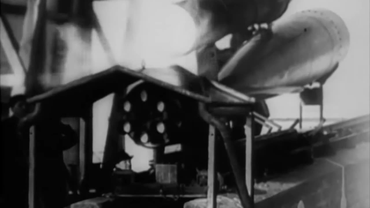 Fieseler Fi 103 V-1 Flying Bomb launch trials during development
