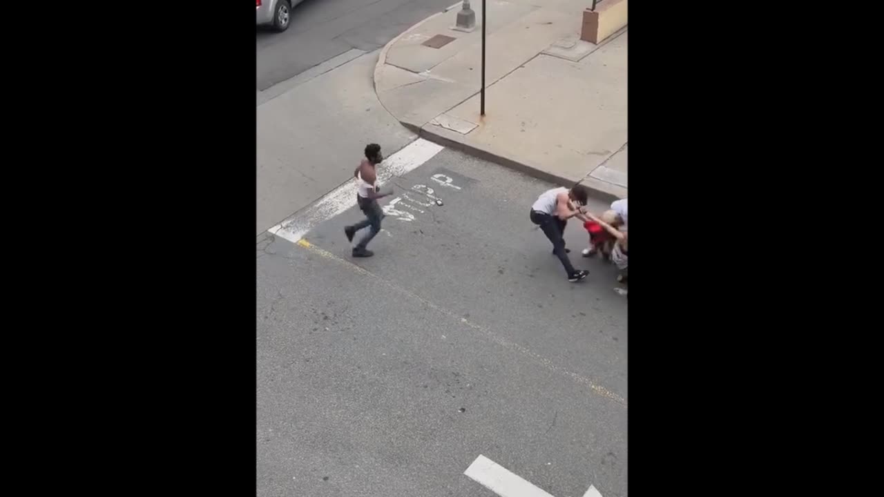 Fight In Getty Square