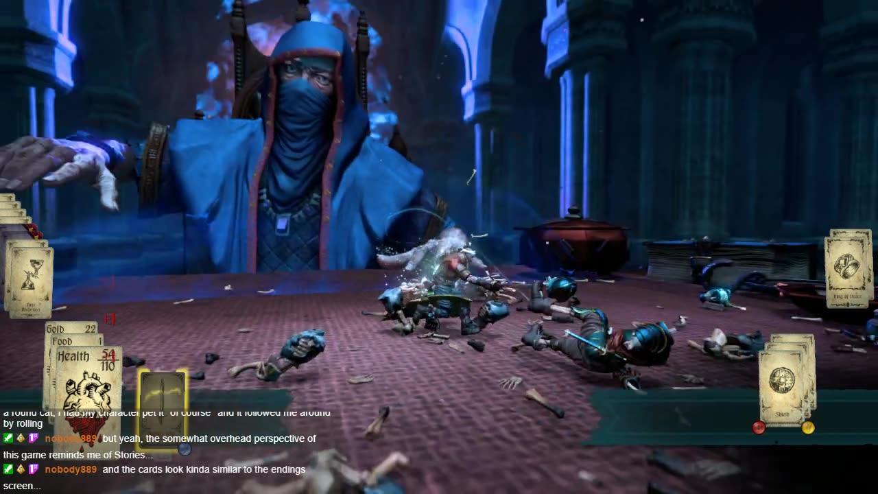 Get your hand off my fate! - Hand of Fate Dealer Battle
