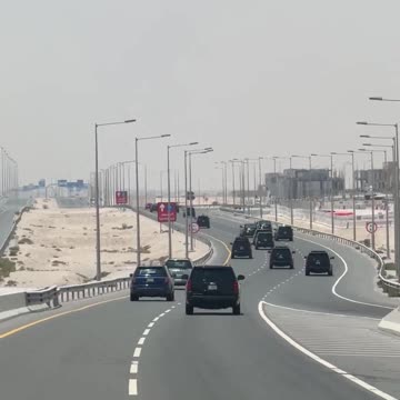 President Donald J. Trump about to visit US troops in Qatar!