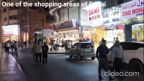 one of the shopping areas of dubai