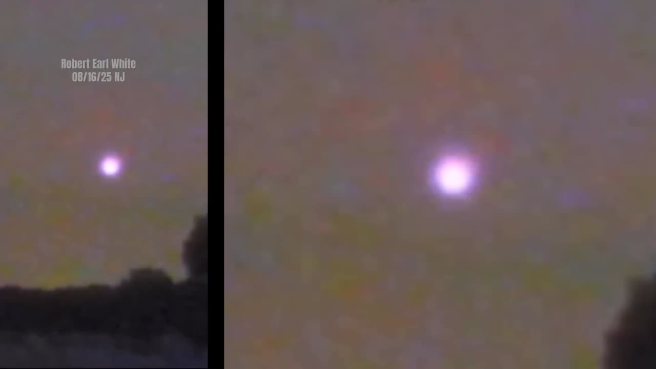 Un OVNI filmé en direct