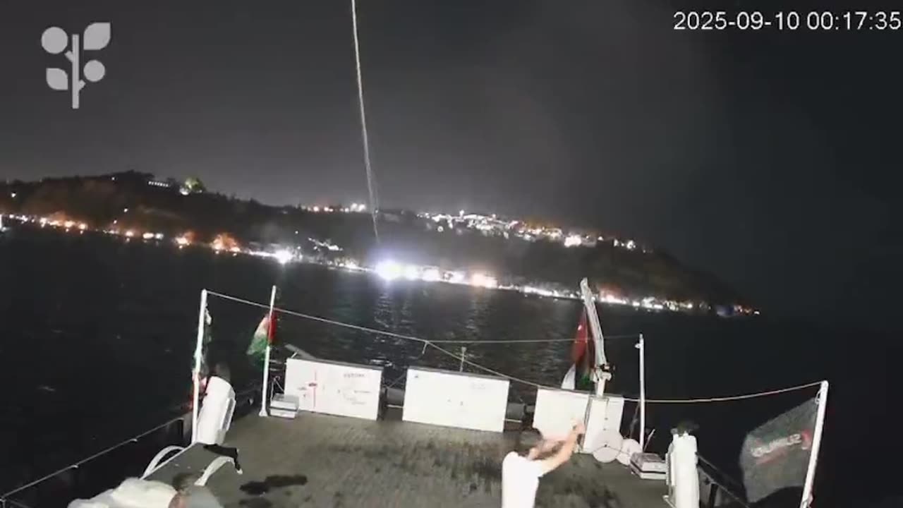 Another crew member of the Greta selfie yacht misfired a flare and set their boat on fire (again).